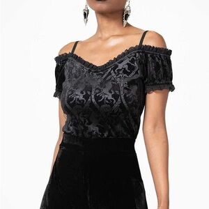 Killstar Mademoiselle Bardot Top